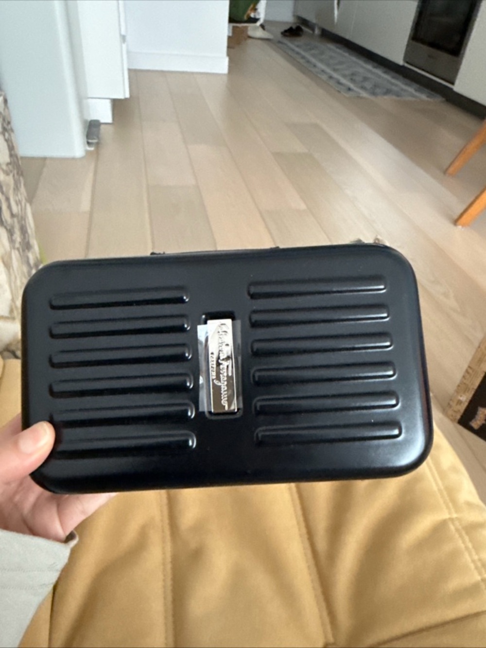Salvatore ferragamo x Eva airline amenity bag